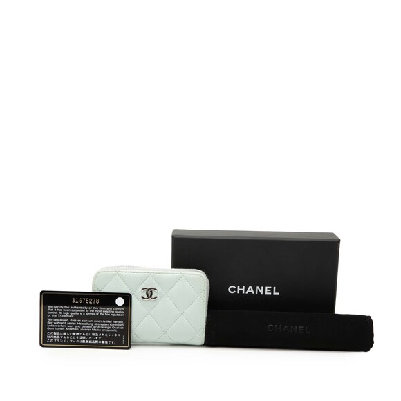 Pre-Loved Chanel CC Quilted Caviar Zip Coin Purse - Picture 9 of 9